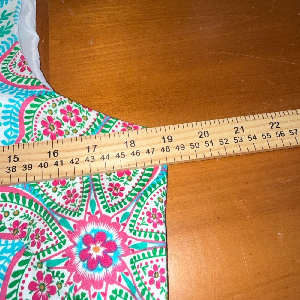 London Times Sleeveless Floral Dress 12 Colorful Zip Back Spring Feminine Resort - Picture 7 of 8